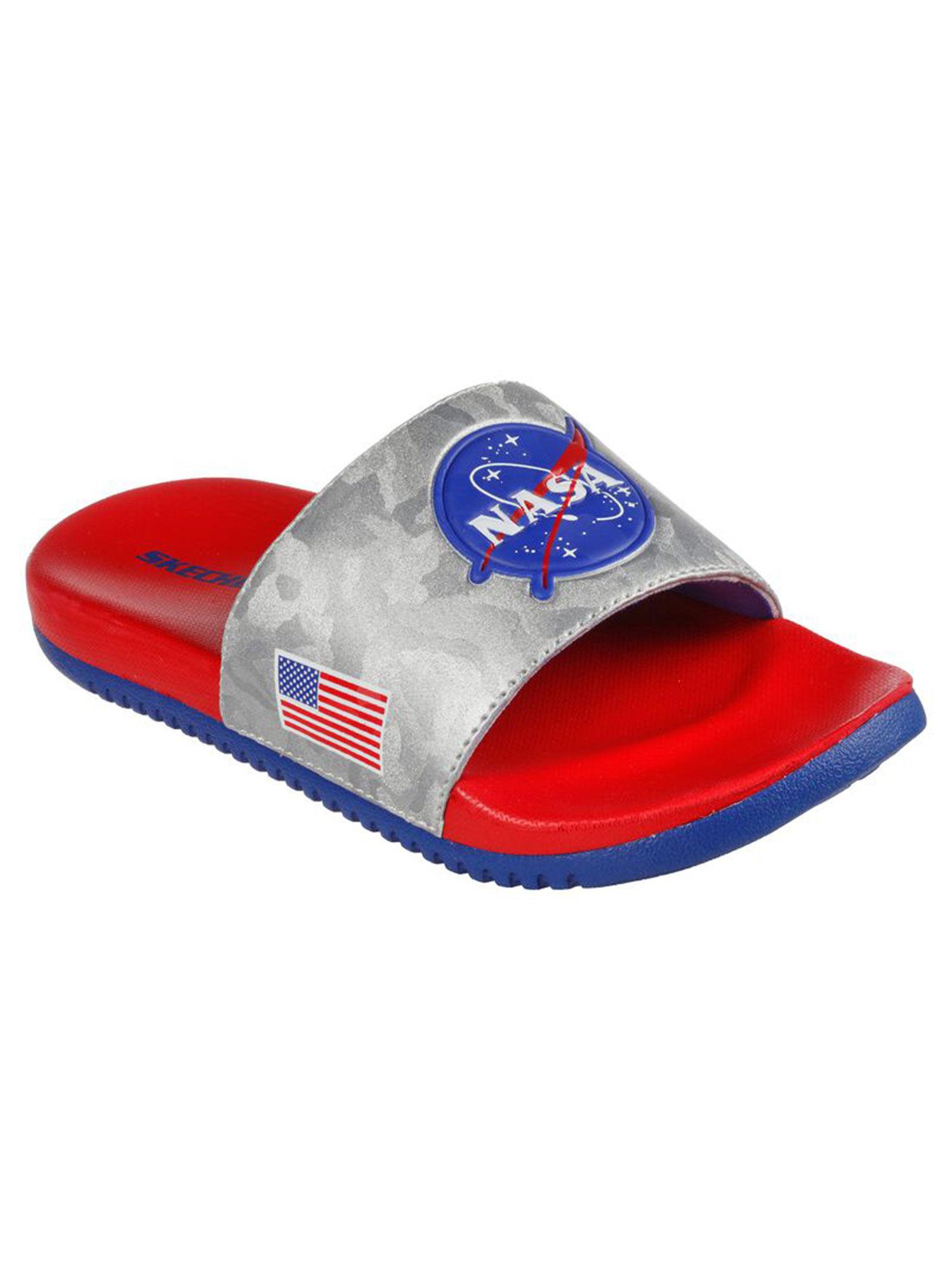 boys gambia - astrode silver flipflops