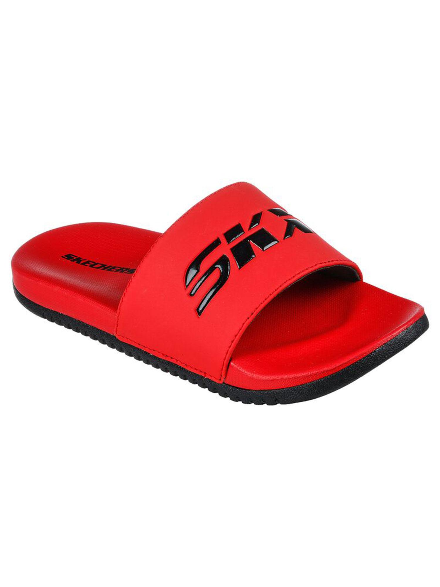 boys gambia iii-grayler red flipflops