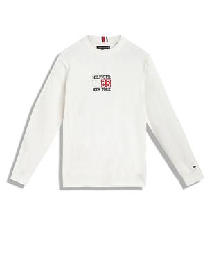 boys graphic print cotton sweatshirt