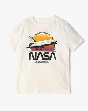 boys graphic print cotton t-shirt