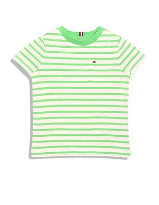 boys horizontal stripe breton t-shirt