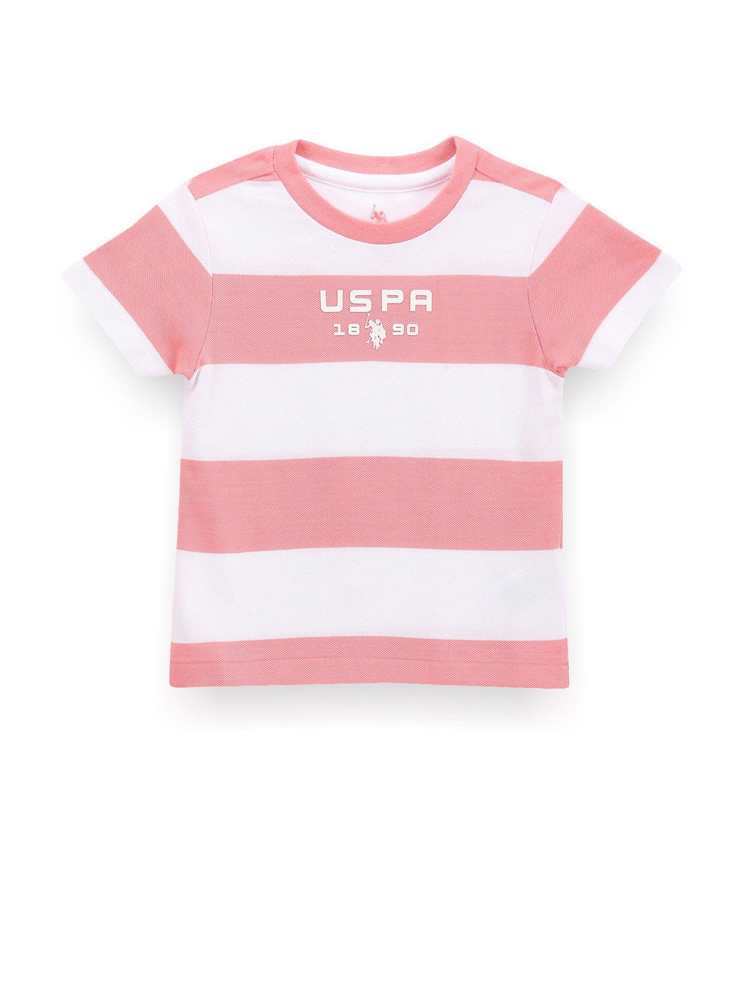 boys horizontal stripe pique t-shirt