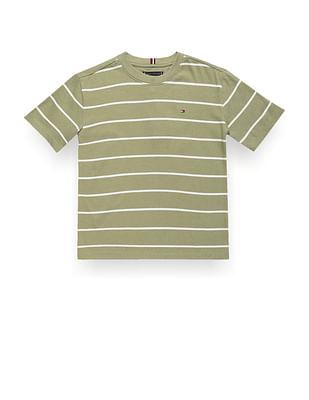 boys horizontal stripe t-shirt