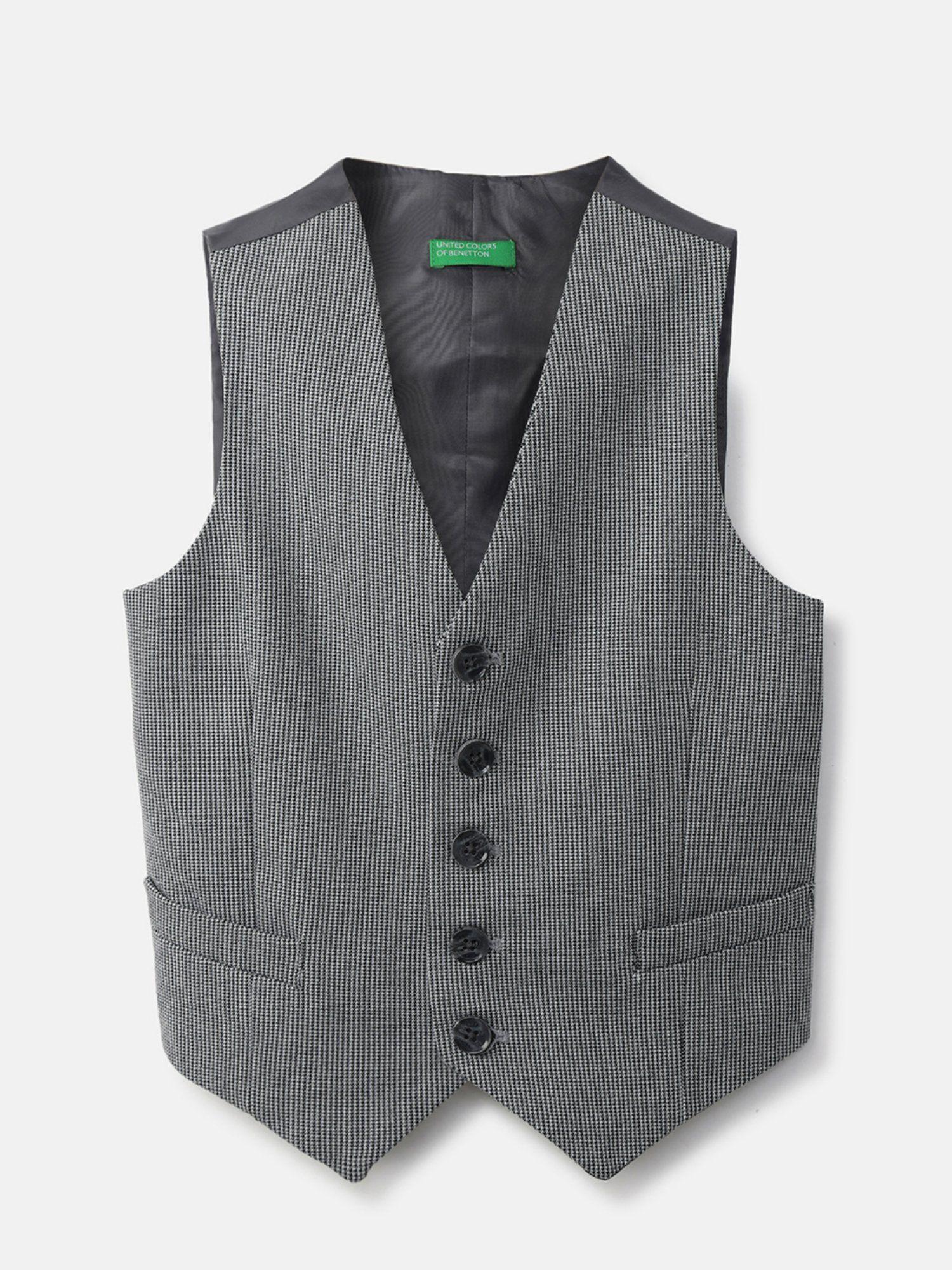 boys houndstooth waistcoat