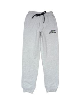 boys joggers with drawstring waist