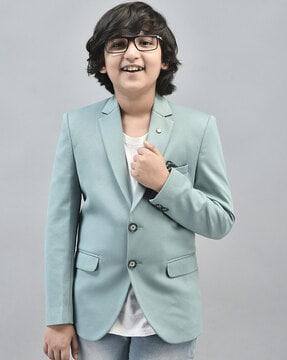 boys lapel-neck blazer