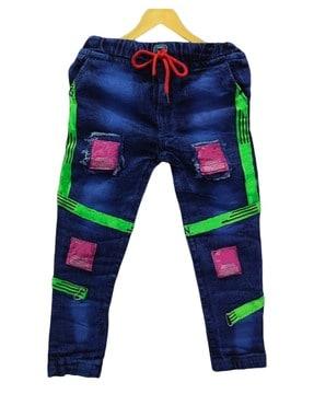 boys lightly-washed denim jeans