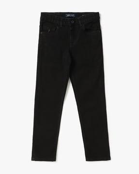 boys lightly washed regular fit jeans