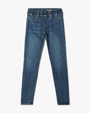 boys lightly washed skinny fit jeans