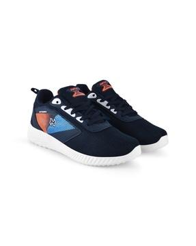 boys logo print outdoor shoes with lace-fastening