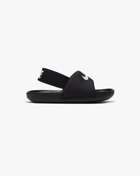 boys logo print slingback slides