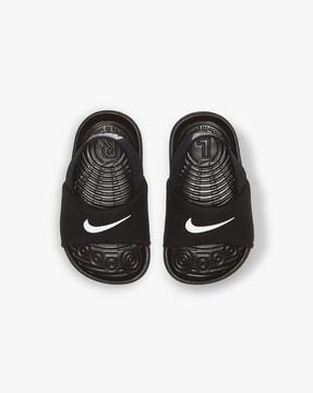 boys logo print slingback slides