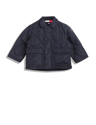 boys long sleeve quilted jacket