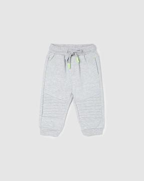 boys mid-rise joggers with drawstring waist