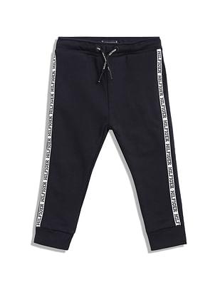 boys mid rise logo tape joggers