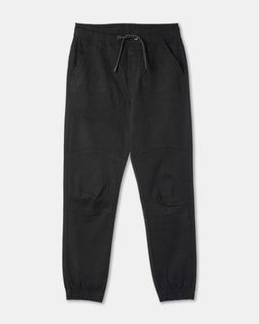 boys mid-rise relaxed fit trousers