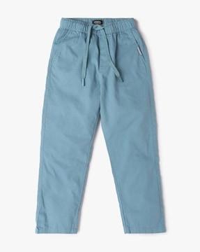 boys mid-rise straight fit pants