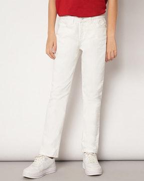 boys mid-rise straight jeans