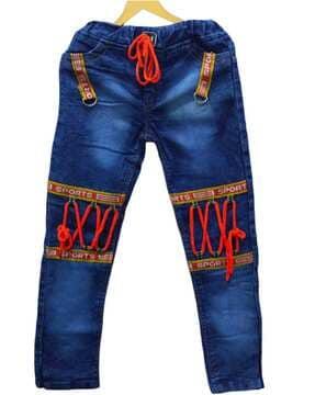 boys mid-wash regular fit jeans