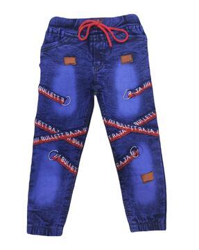 boys mid-wash regular fit jeans