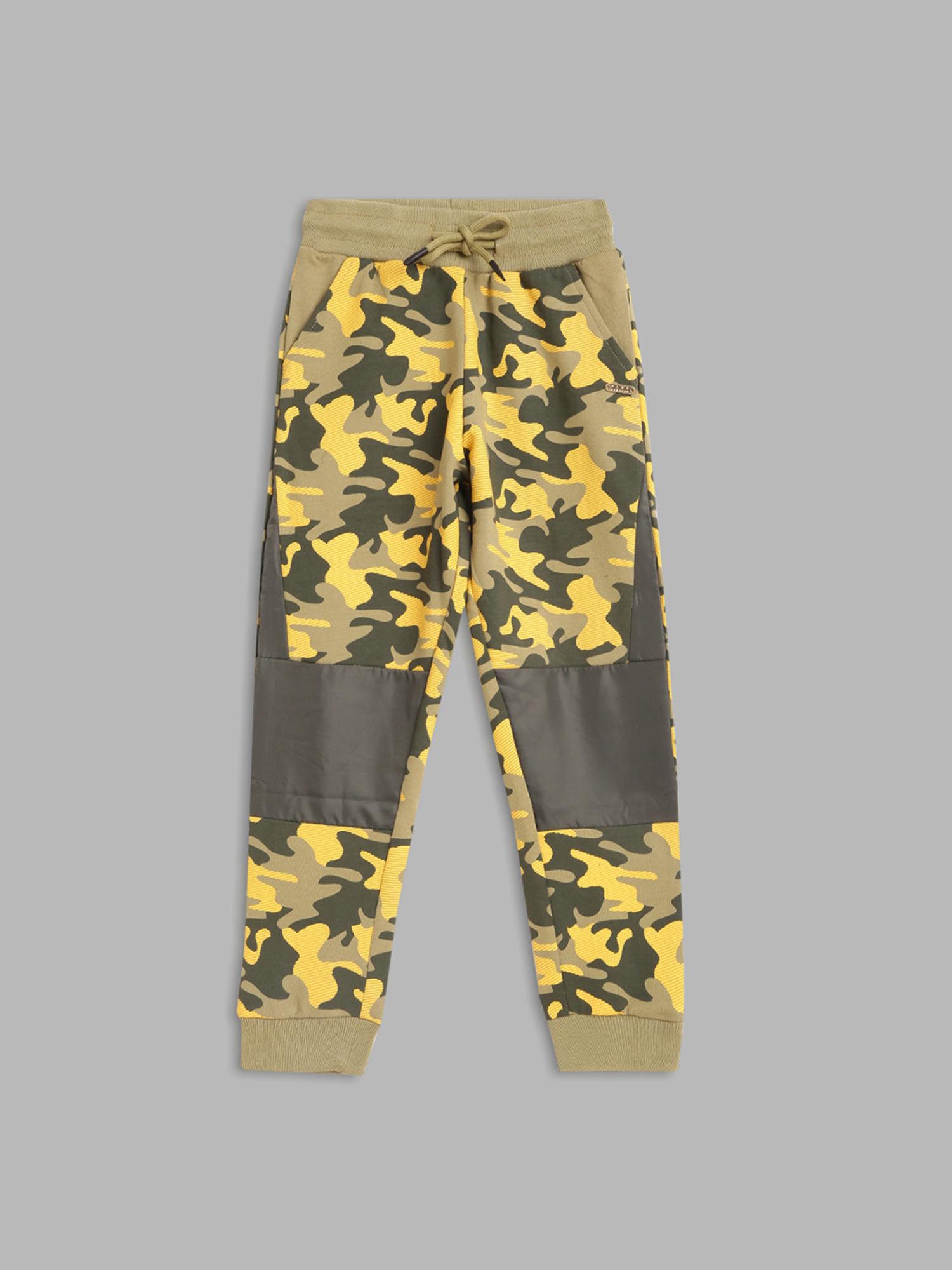 boys multi-color printed joggers