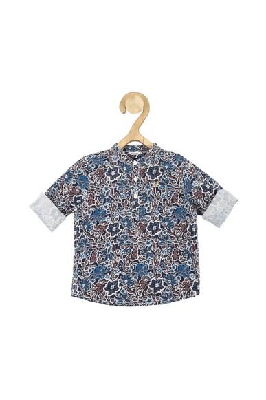 boys multi regular fit print casual shirt