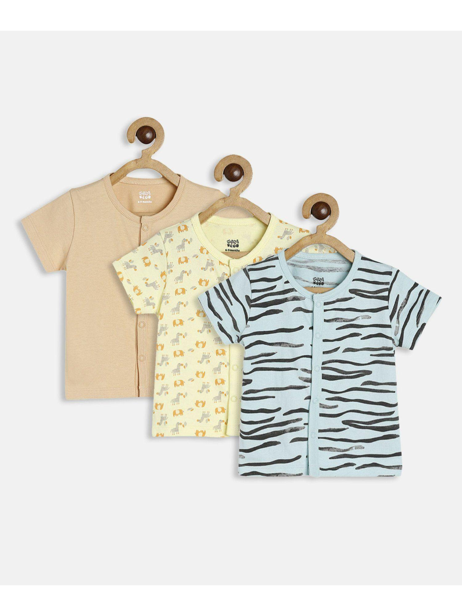 boys multi t-shirts (pack of 3)