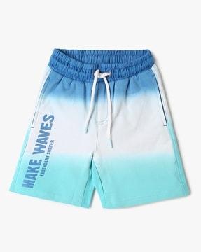 boys ombre-dyed regular fit shorts