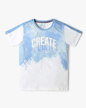 boys ombre-dyed slim fit t-shirt