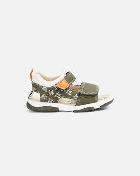 boys open-toe sandals with velcro closure