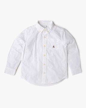 boys oxford relaxed fit button-down shirt