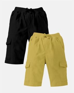 boys pack of 2 regular fit cargo shorts
