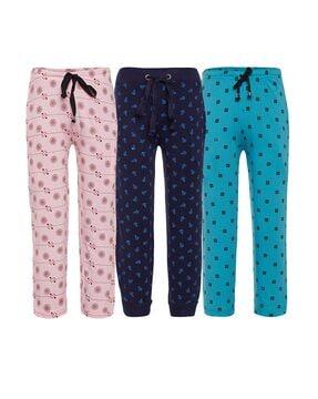 boys pack of 3 printed joggers