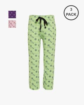 boys pack of 3 printed joggers