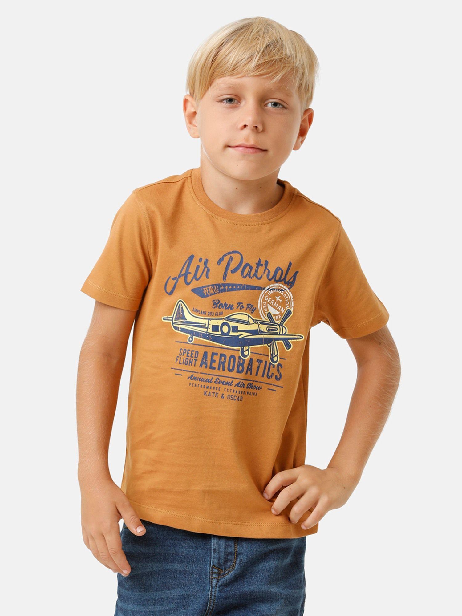 boys placement printed t shirt