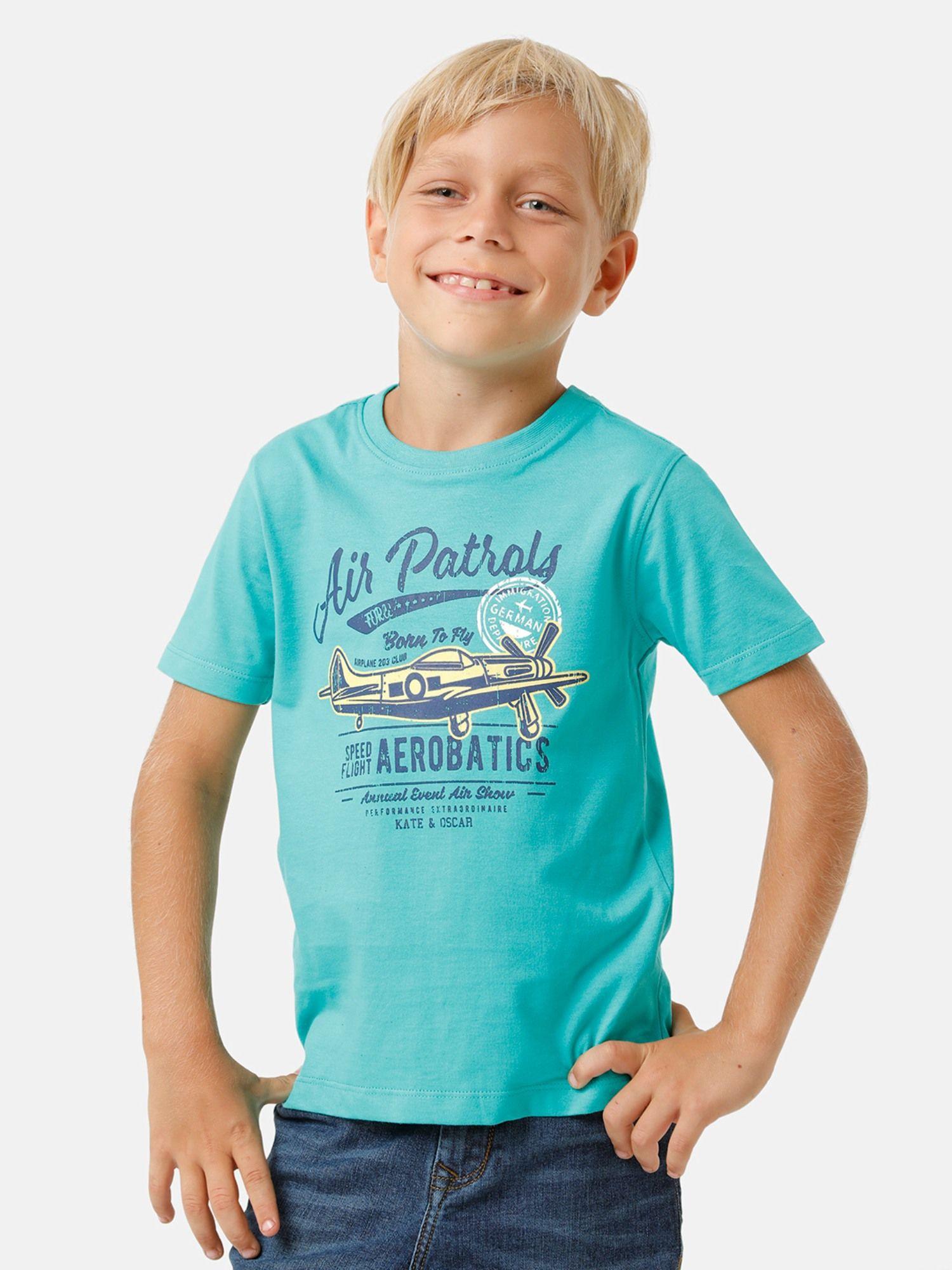boys placement printed t shirt