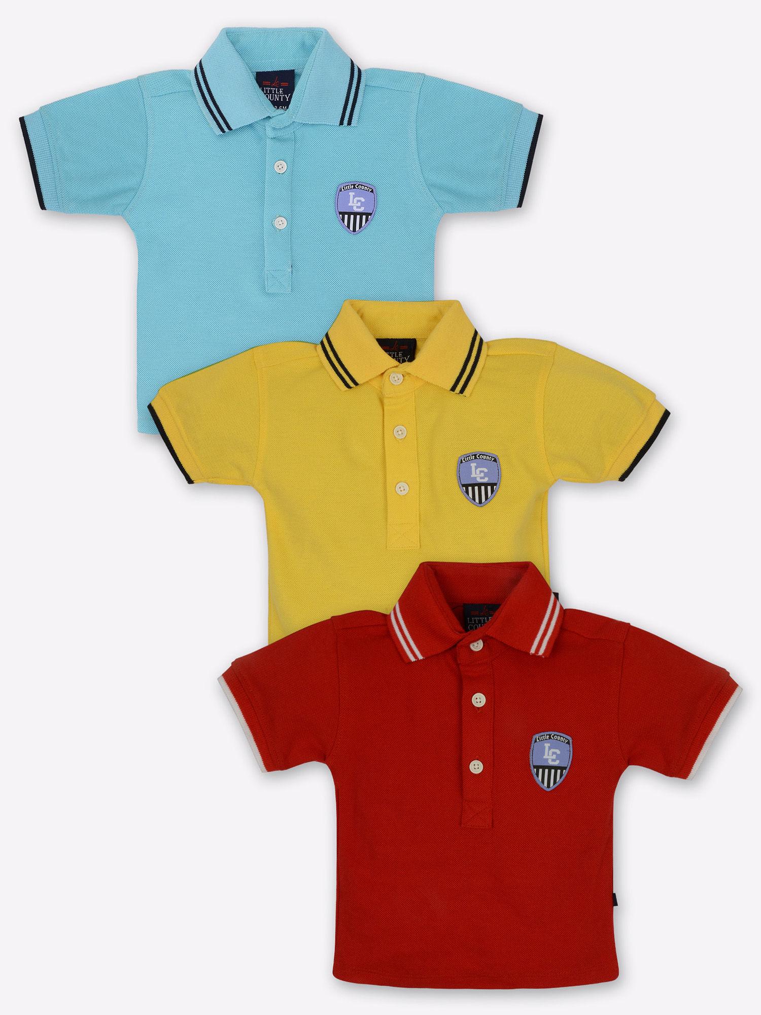 boys polo t-shirt (pack of 3)