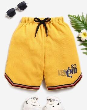 boys printed regular fit shorts