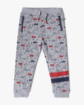 boys printed relaxed fit joggers