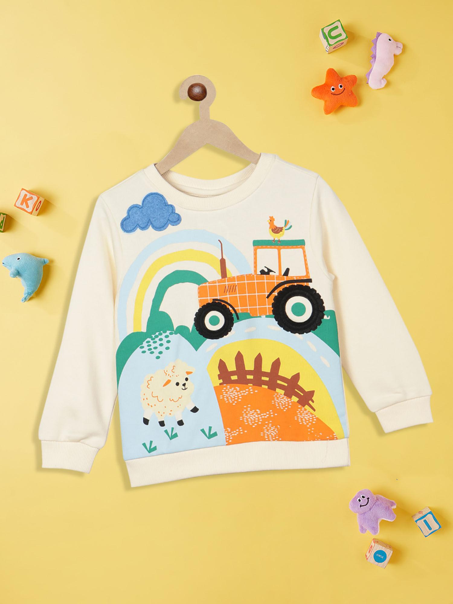 boys printed sweatshirt