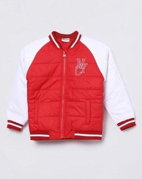 boys quilted bomber jacket