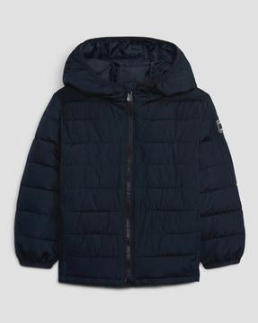 boys quilted relaxed fit puffer jacket