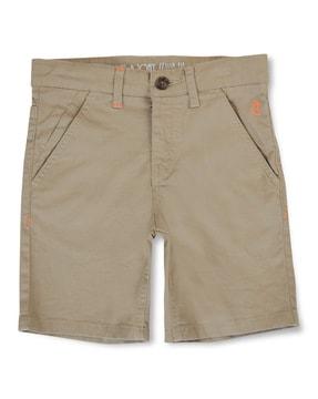 boys regular fit bermuda shorts with insert-pocket