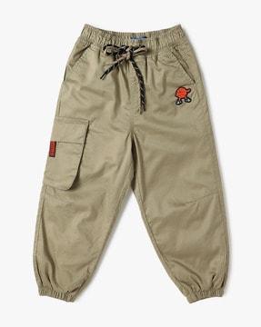 boys regular fit cargo joggers