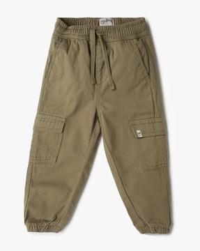 boys regular fit cargo joggers