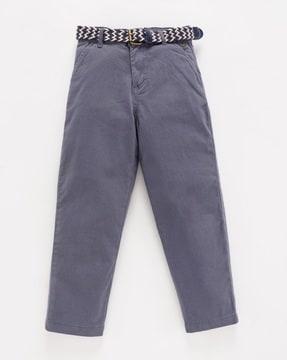 boys regular fit cotton pants