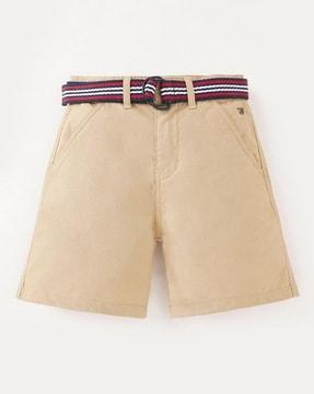 boys regular fit cotton shorts