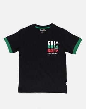 boys regular fit crew-neck t-shirt