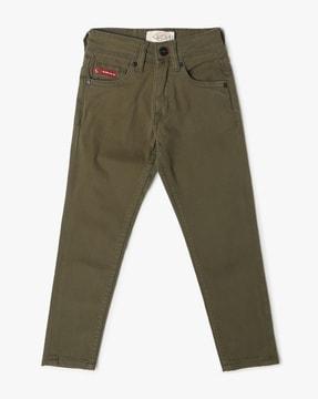 boys regular fit flat-front trousers