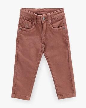 boys regular fit mid-rise jeans